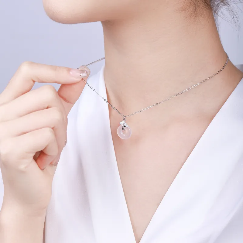 CHINA GOLD Agate Necklaces Women's-4