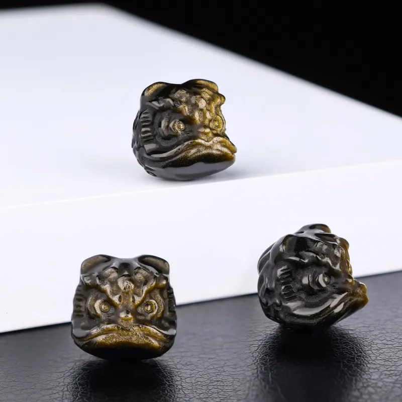 CHINA GOLD Obsidian Bracelets Unisex-3