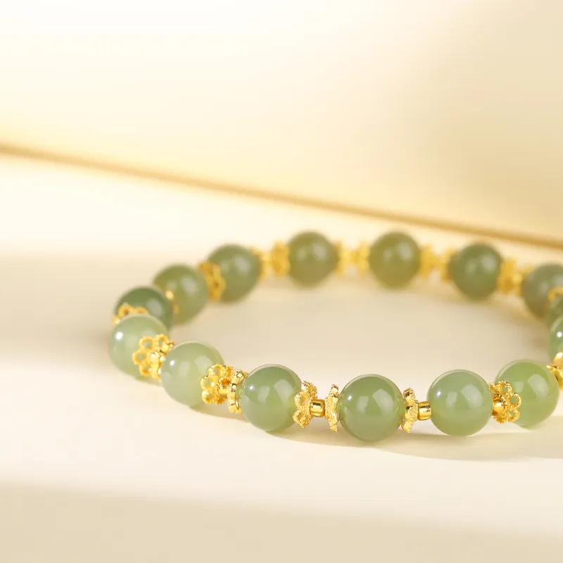CHINA GOLD Bracelets Green Jade Women's-3