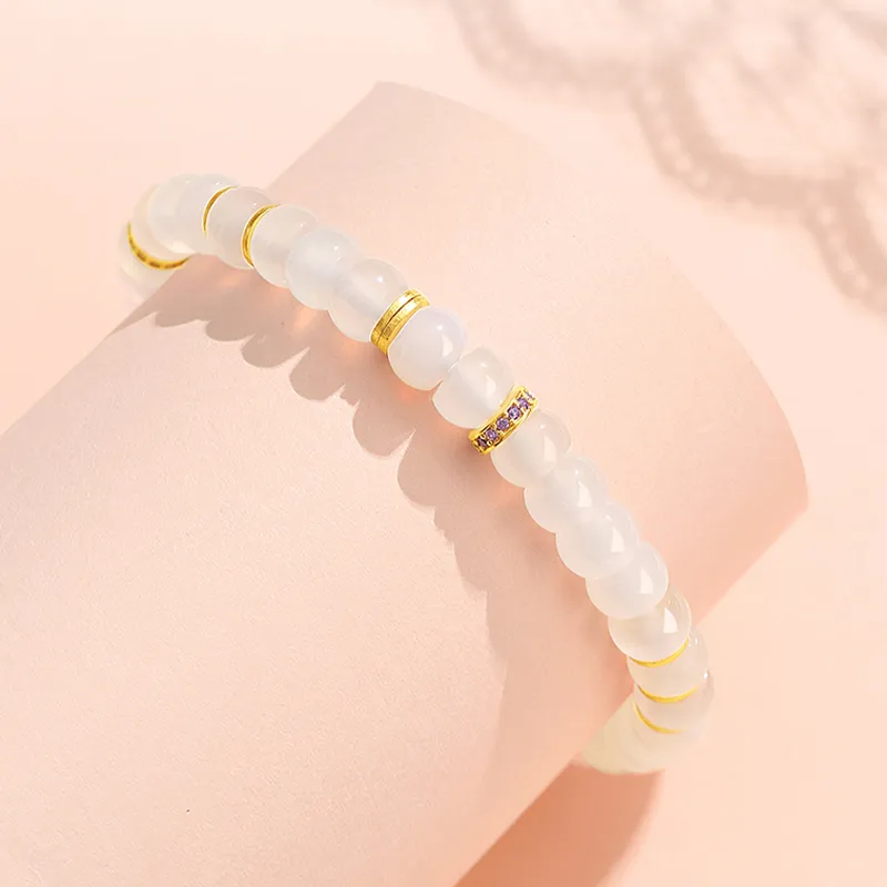 CHINA GOLD Agate Bracelets Women's-2