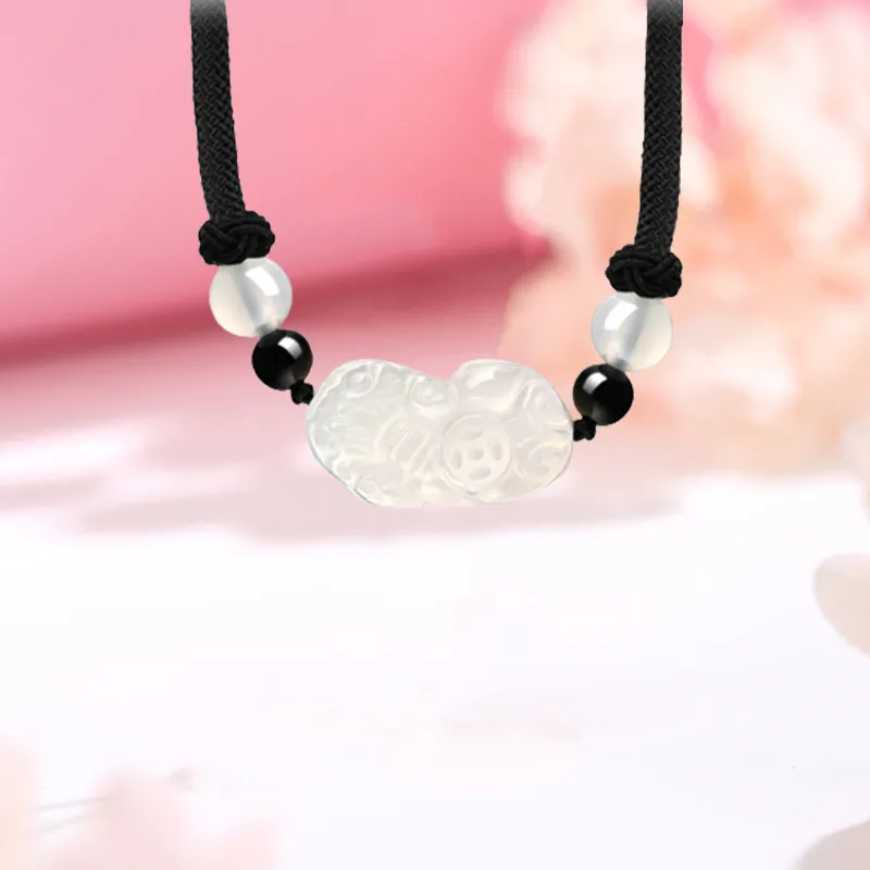 CHINA GOLD Chalcedony Necklaces Women's-1
