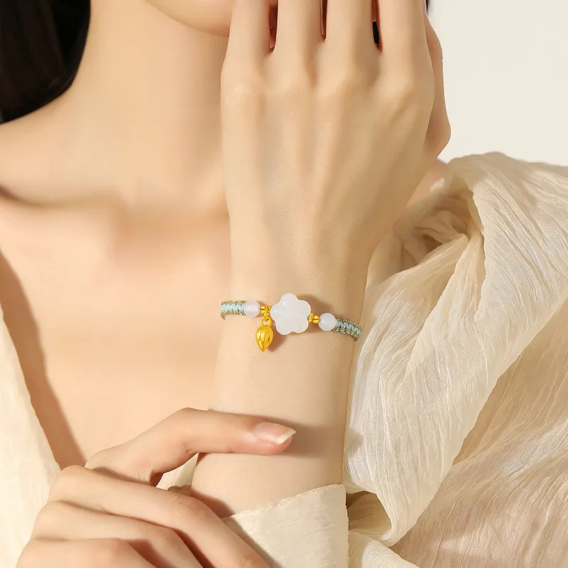CHINA GOLD Agate Bracelets Unisex-5