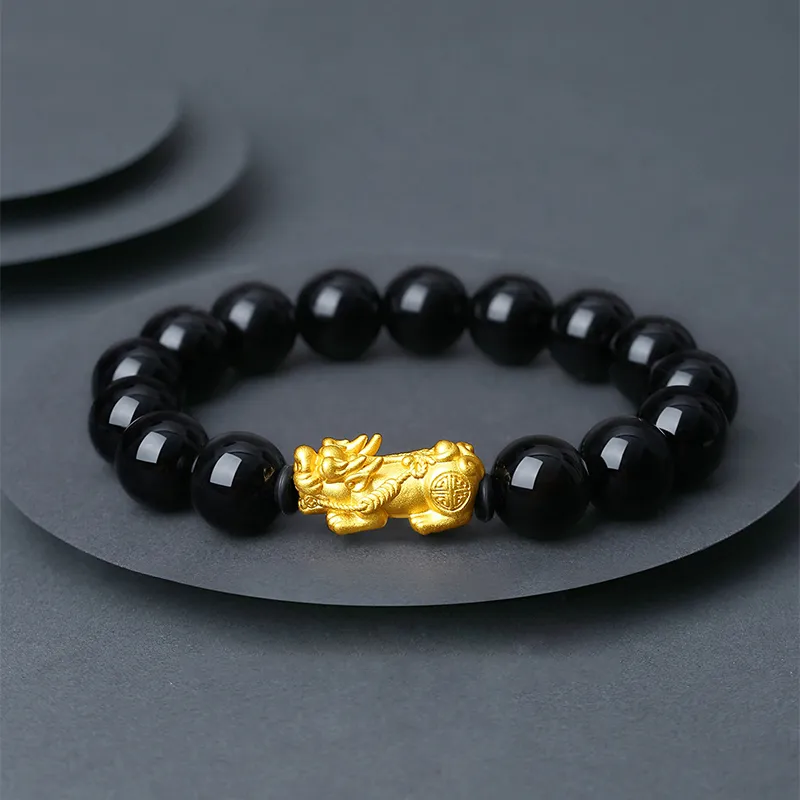 CHINA GOLD Agate Bracelets Unisex-2