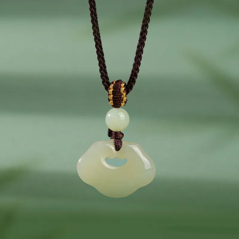 CHINA GOLD Pendants Pale Greenish White Jade Unisex-2