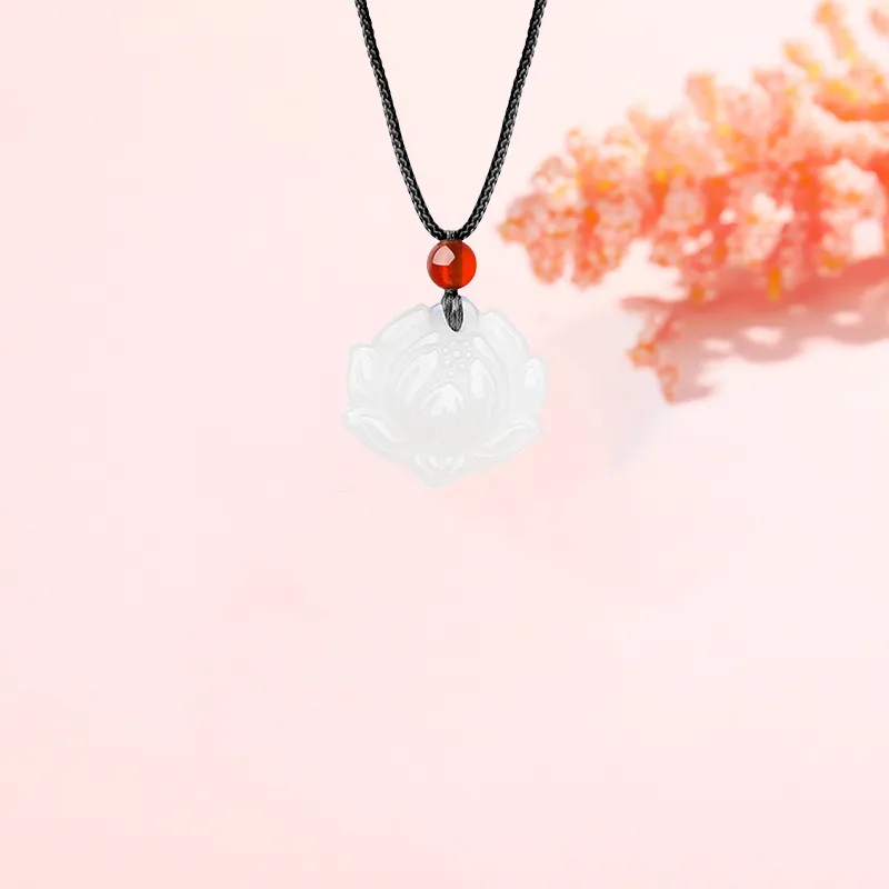 CHINA GOLD Chalcedony Necklaces Women's-3