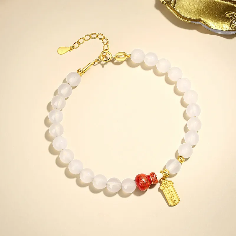 CHINA GOLD Chalcedony Bracelets Women's-3