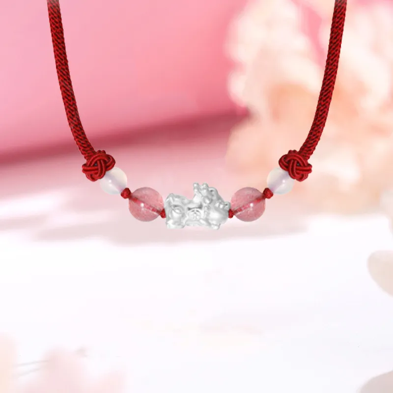 CHINA GOLD Agate Necklaces Unisex-1