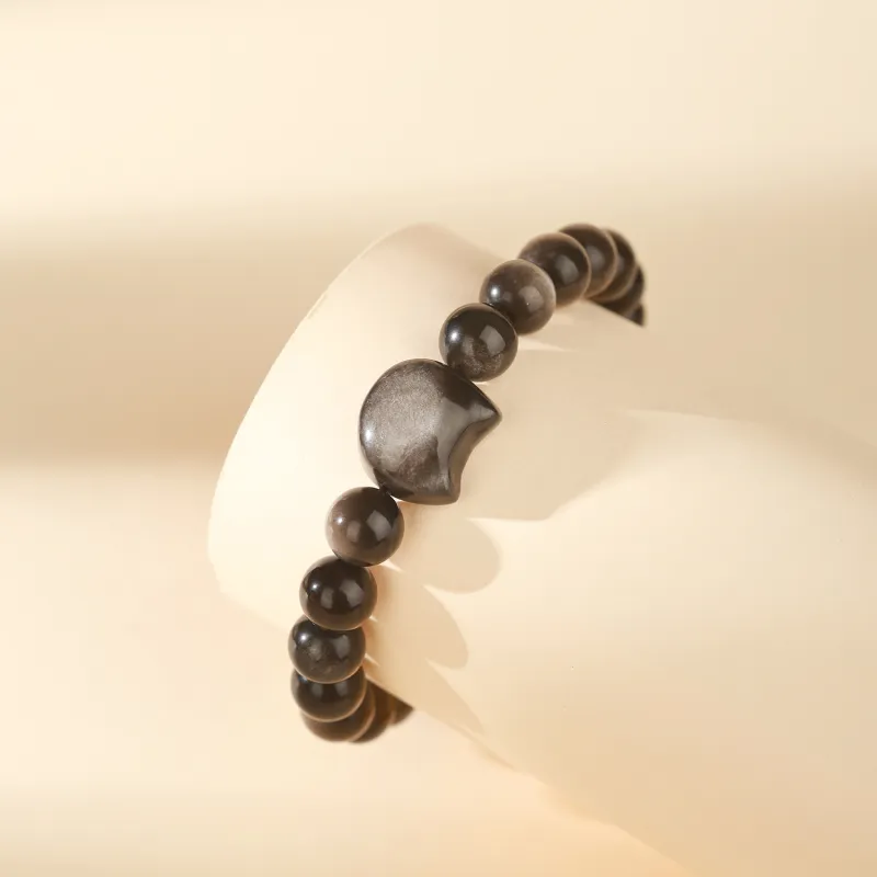 CHINA GOLD Obsidian Bracelets Unisex-2