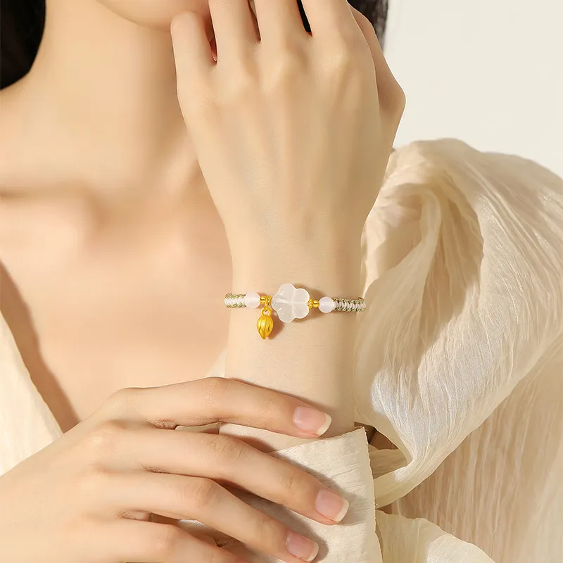 CHINA GOLD Agate Bracelets Unisex-3