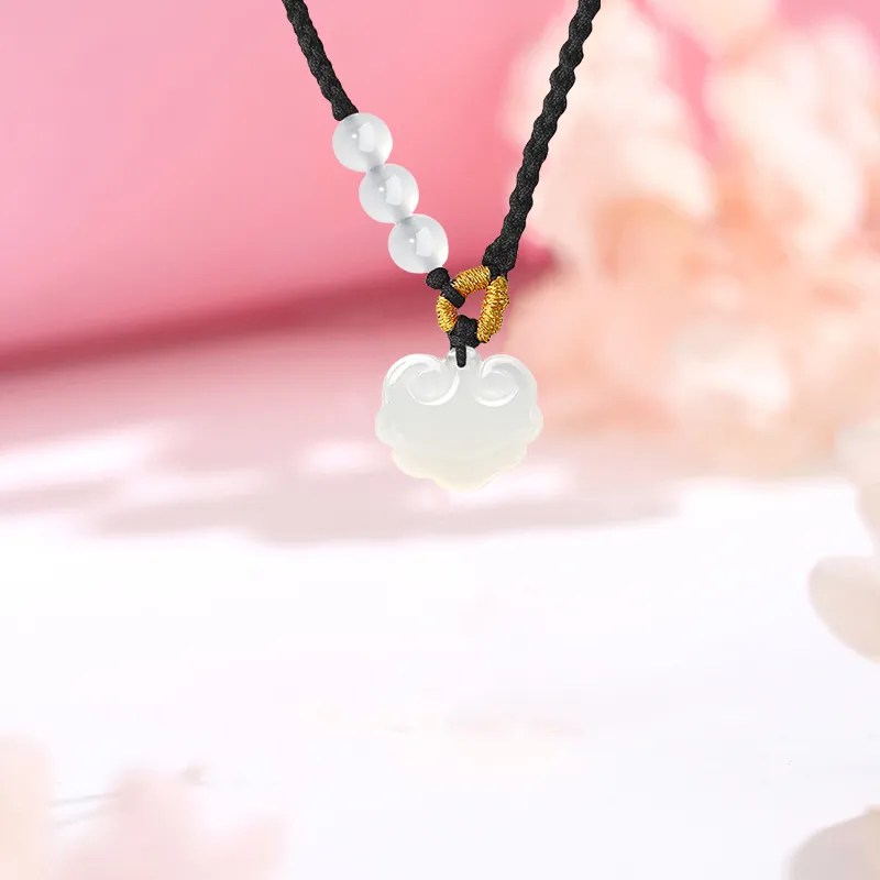 CHINA GOLD Chalcedony Necklaces Women's-2