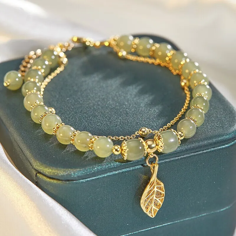 CHINA GOLD Hetian Jade Bracelets White Jade/Pale Greenish White Jade Women's-2