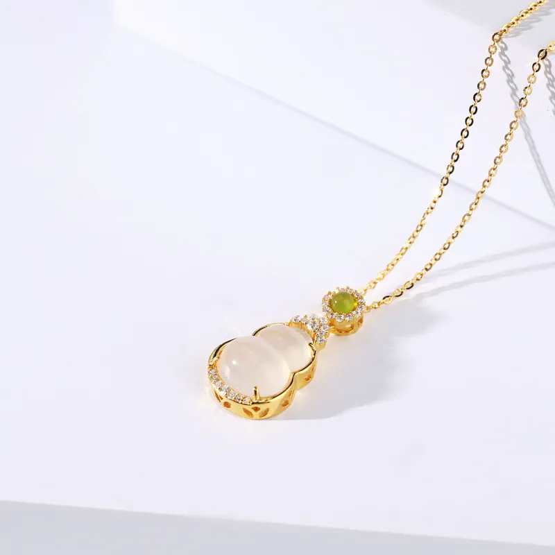CHINA GOLD Agate Necklaces Unisex-3