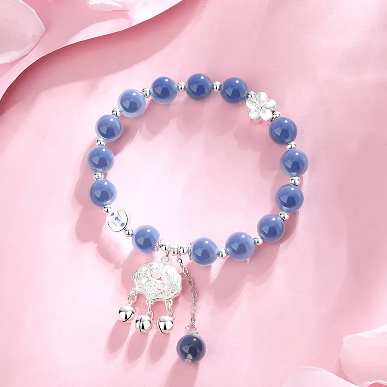 CHINA GOLD Chalcedony Bracelets Women's-4