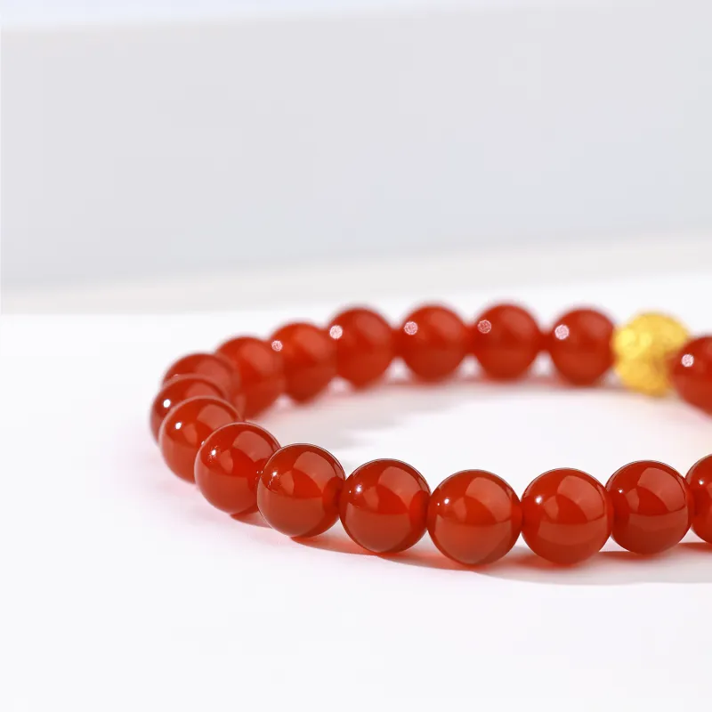 CHINA GOLD Natural Agate Jade Bracelets Unisex-3