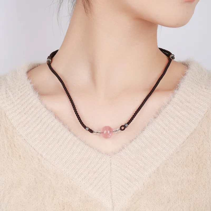 CHINA GOLD Crystal Necklaces Women's-4