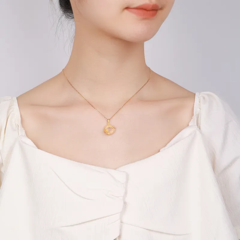 CHINA GOLD Natural Agate Jade Necklaces Women's-4