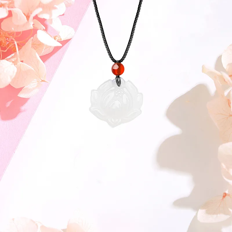 CHINA GOLD Chalcedony Necklaces Women's-1