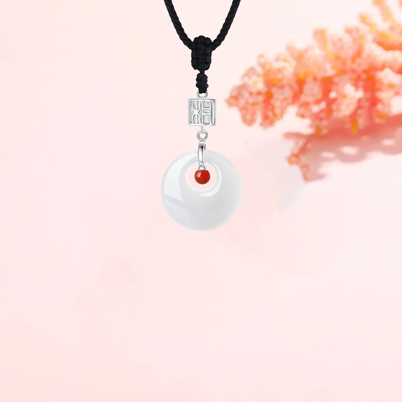 CHINA GOLD Chalcedony Necklaces Women's-3