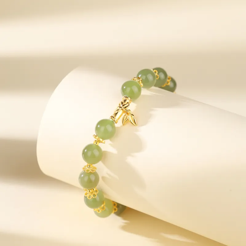 CHINA GOLD Bracelets Green Jade Women's-2