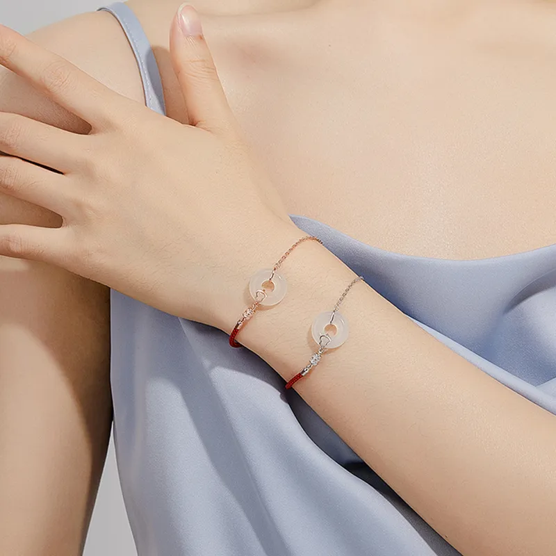 CHINA GOLD Chalcedony Bracelets Women's-4