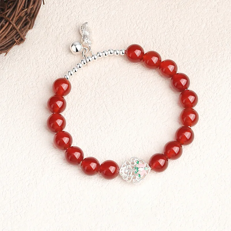 CHINA GOLD Agate Jade Bracelets Women's-2