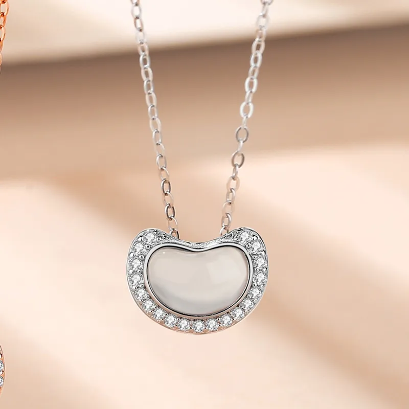 CHINA GOLD Chalcedony Necklaces Women's-5