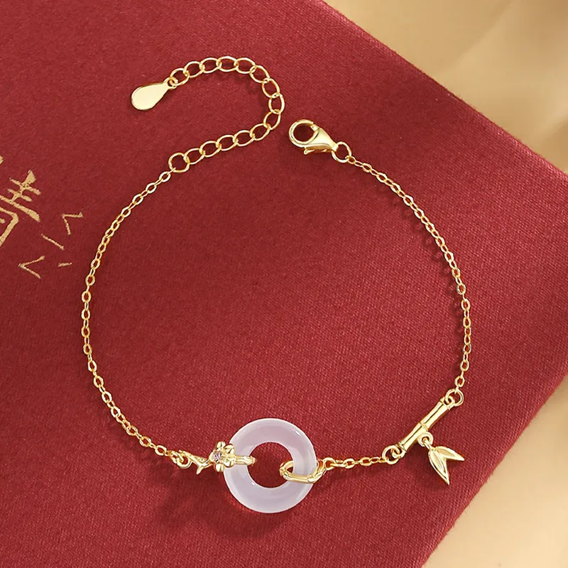 CHINA GOLD Chalcedony Bracelets Women's-3