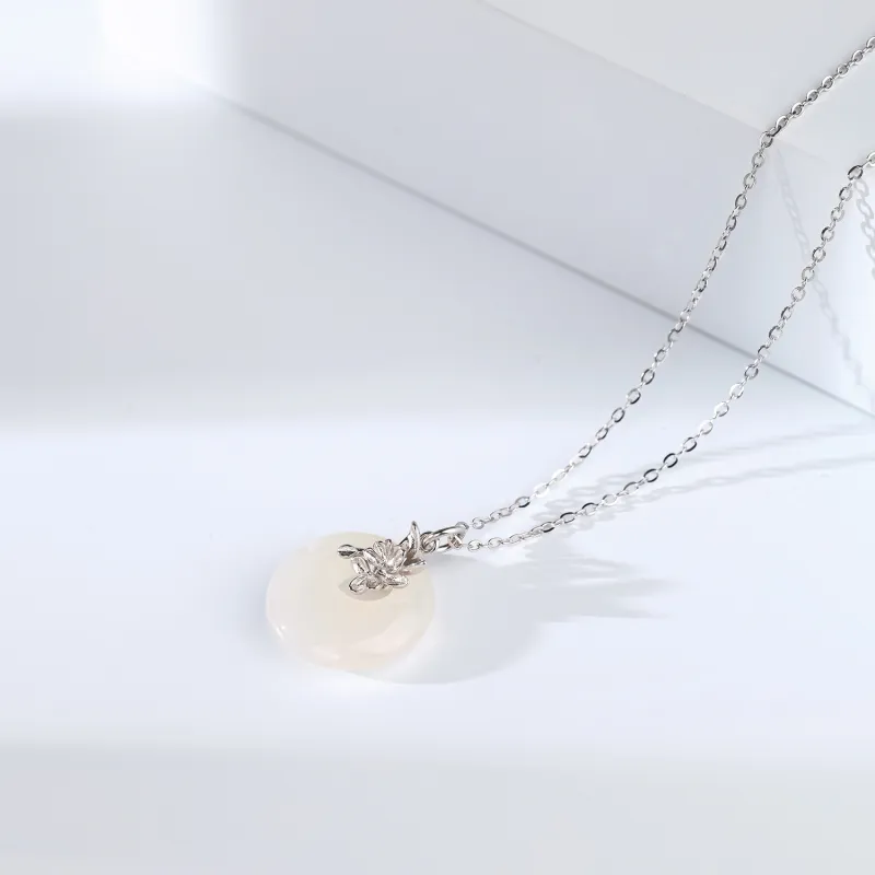 CHINA GOLD Natural Agate Jade Necklaces Women's-2