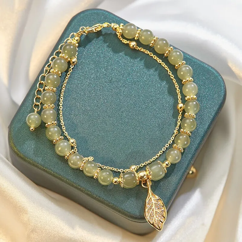 CHINA GOLD Hetian Jade Bracelets White Jade/Pale Greenish White Jade Women's-3
