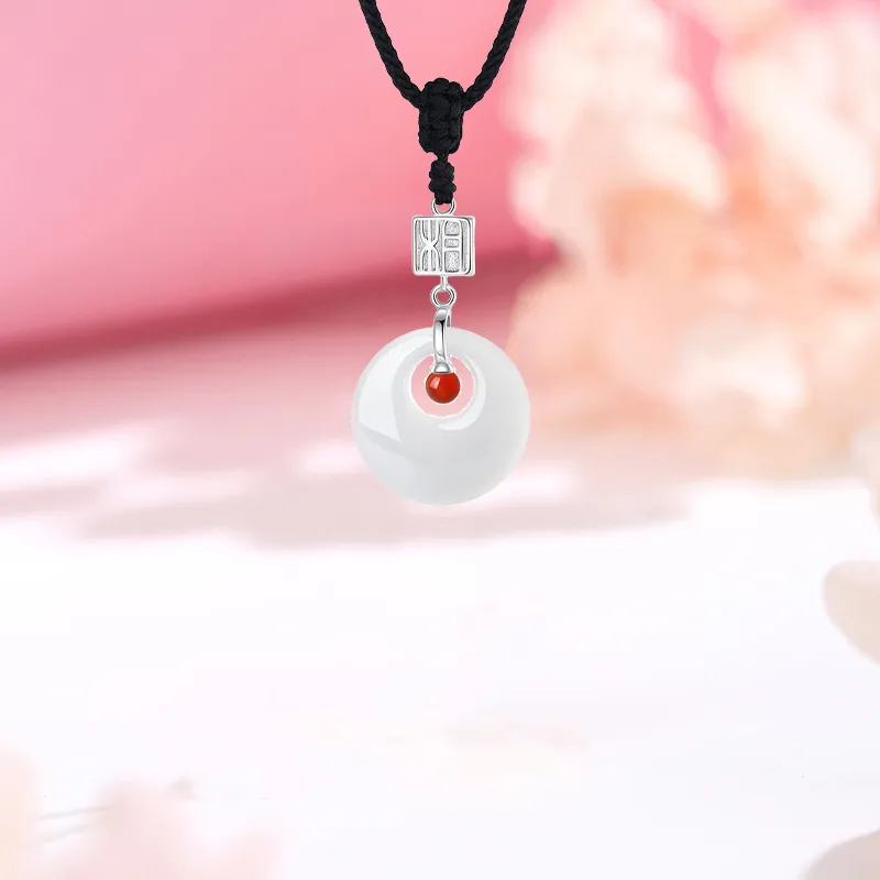 CHINA GOLD Chalcedony Necklaces Women's-2