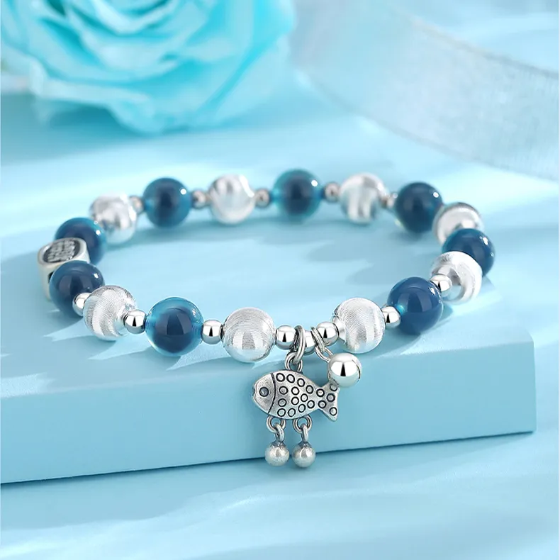 CHINA GOLD Agate Jade Bracelets Women's-3
