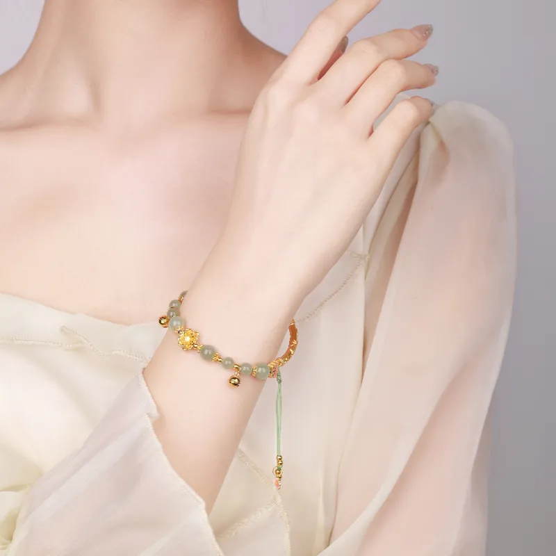 CHINA GOLD Bracelets Green Jade Women's-4