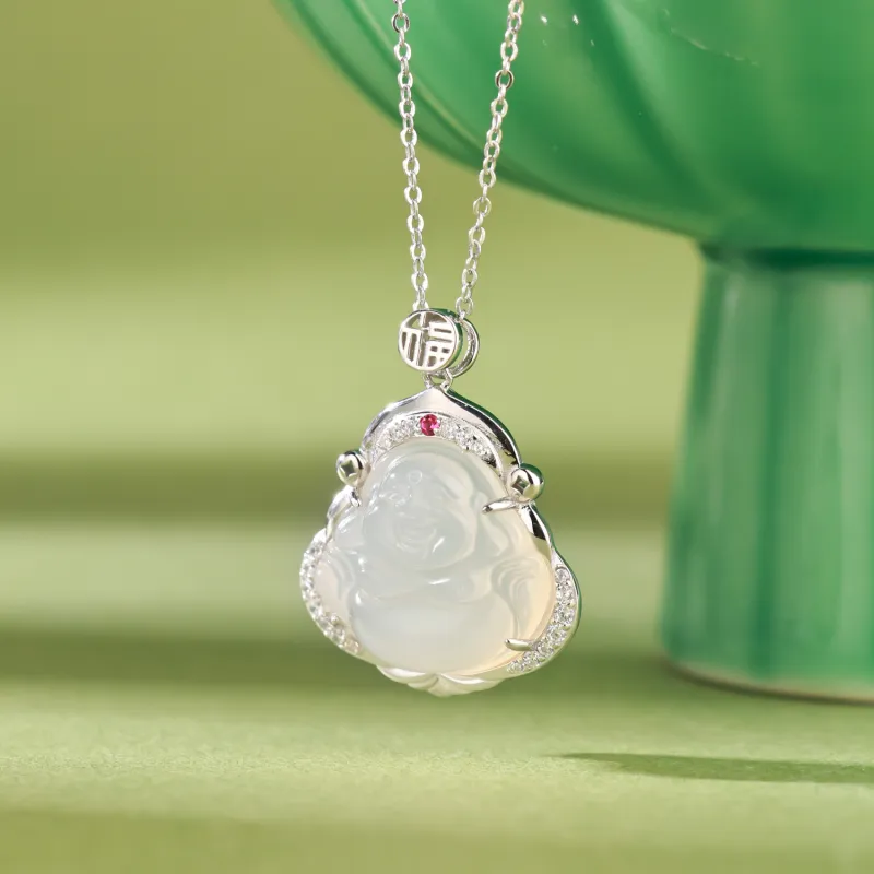 CHINA GOLD Agate Necklaces Women's-9
