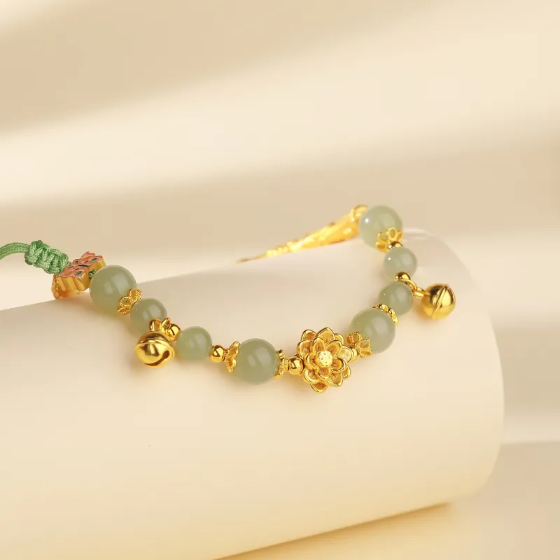 CHINA GOLD Bracelets Green Jade Women's-2