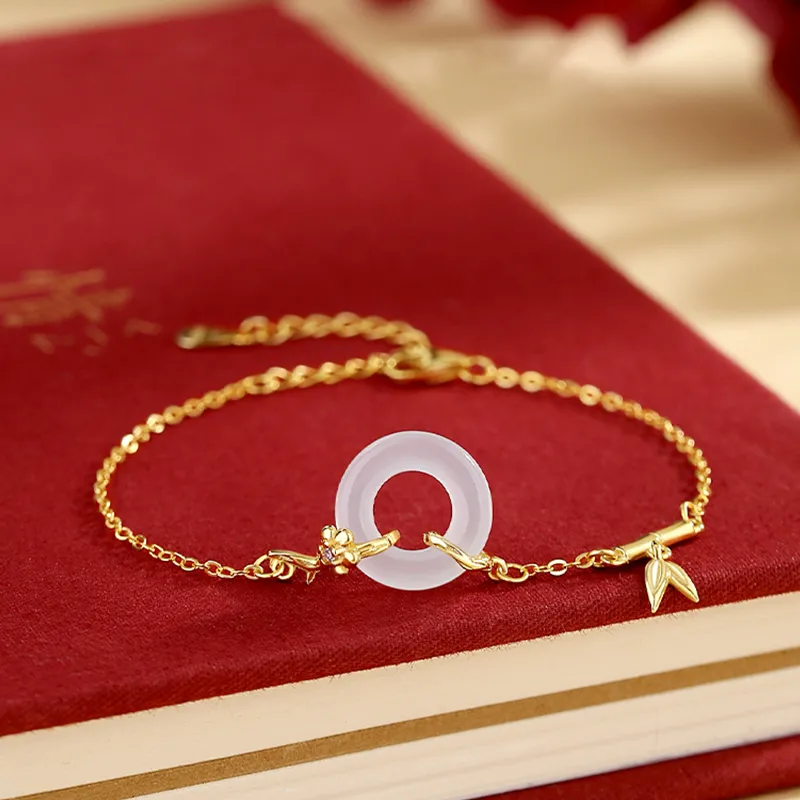 CHINA GOLD Chalcedony Bracelets Women's-1