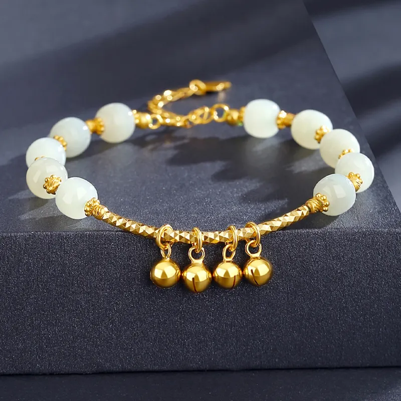 CHINA GOLD Bracelets White Jade/Pale Greenish White Jade Women's-1