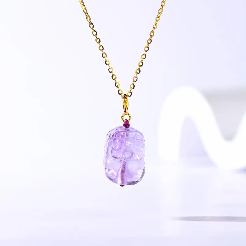 CHINA GOLD Crystal Jade Necklaces Women's-1