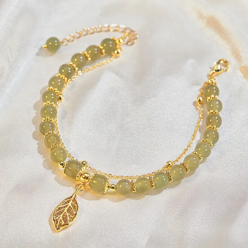 CHINA GOLD Hetian Jade Bracelets White Jade/Pale Greenish White Jade Women's-4