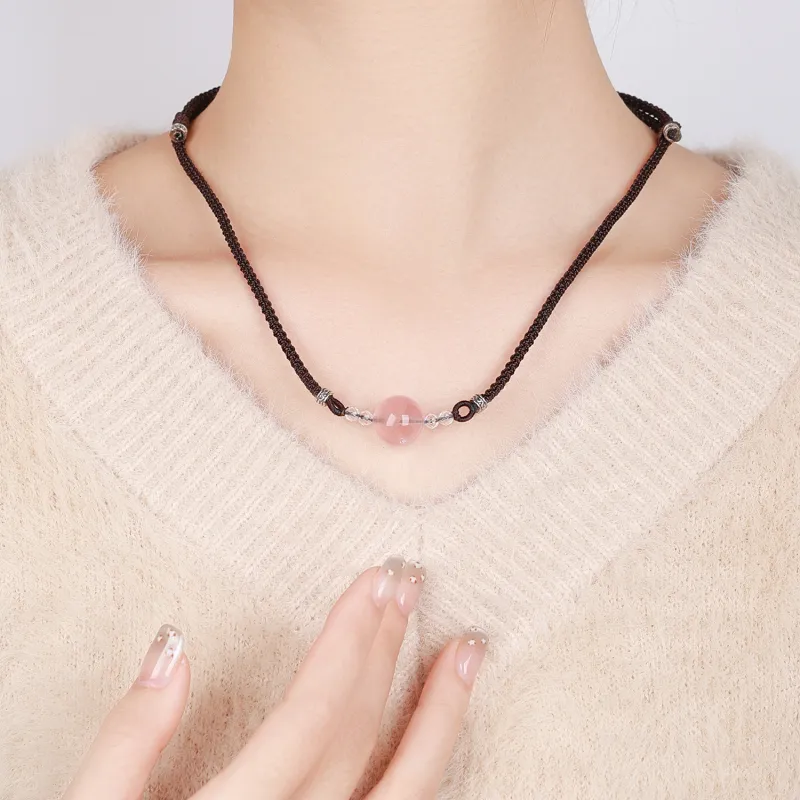 CHINA GOLD Crystal Necklaces Women's-5