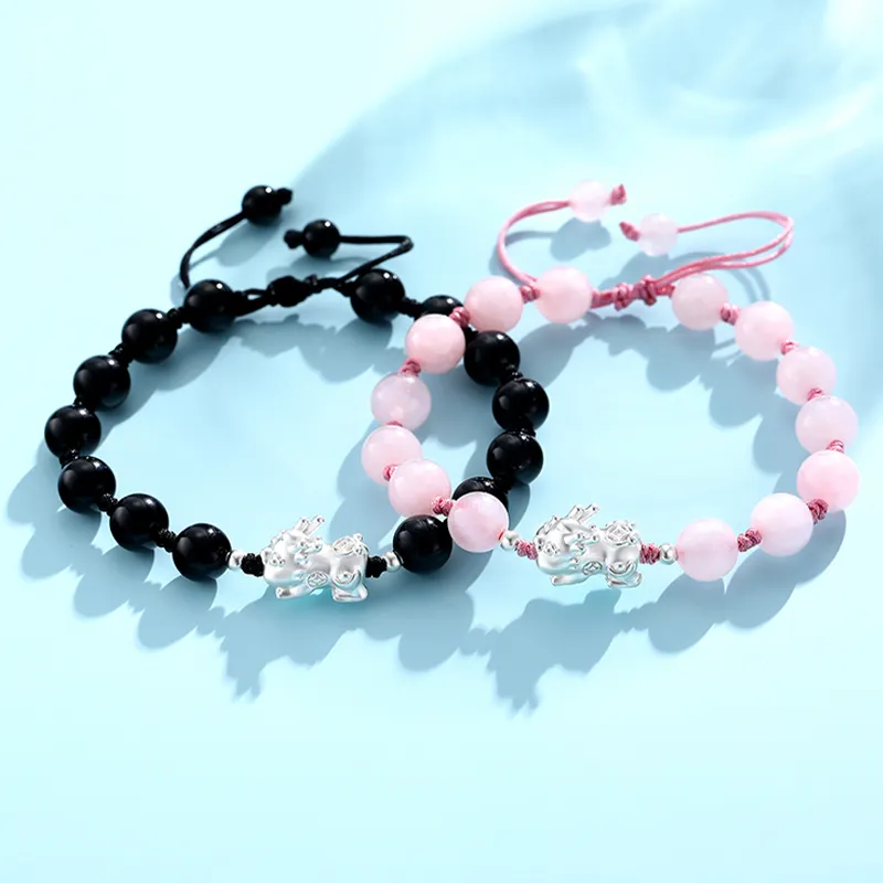 CHINA GOLD Glass Cat Eye Bracelets Unisex-19