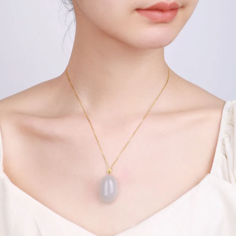 CHINA GOLD Hetian Jade Pendants Smoky Purple Women's-5