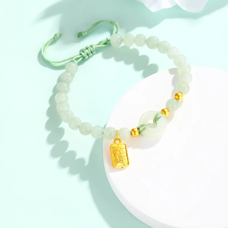 CHINA GOLD Hetian Jade Bracelets White Jade/Pale Greenish White Jade Women's-2