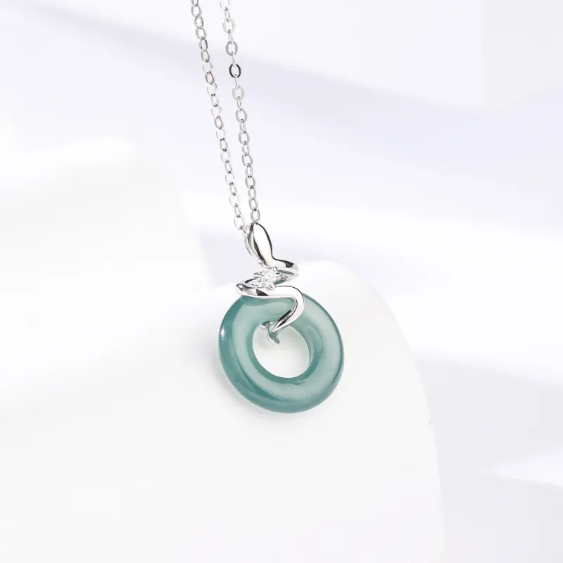 CHINA GOLD Ice Glutinous Necklaces Women's-8