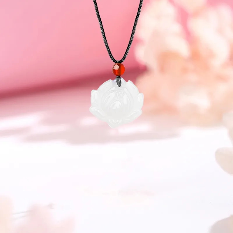 CHINA GOLD Chalcedony Necklaces Women's-2