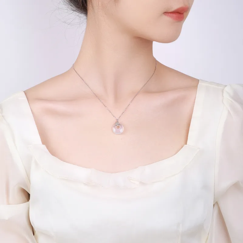 CHINA GOLD Natural Agate Necklaces Women's-4