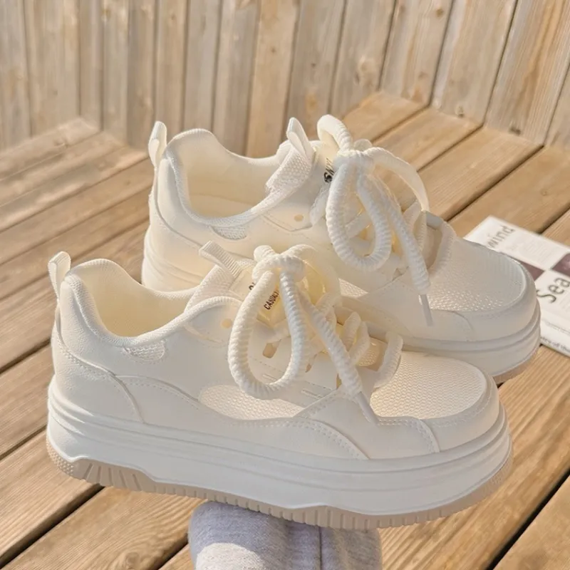 Pilot The Camel Slip Resistant And Breathable Low Top Skateboard Shoes Women's Ecru-1