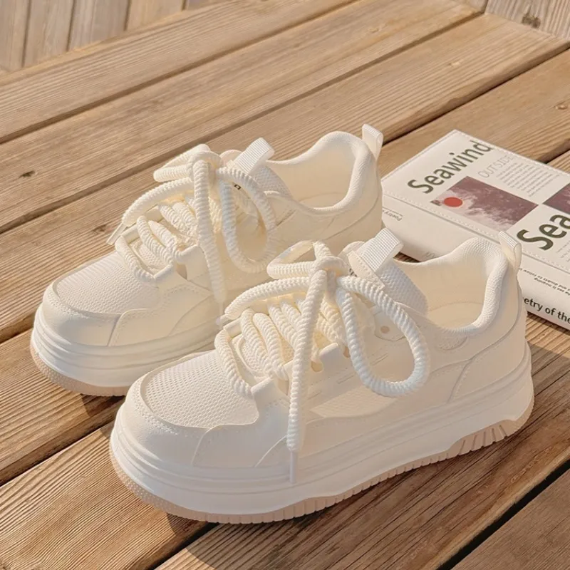Pilot The Camel Slip Resistant And Breathable Low Top Skateboard Shoes Women's Ecru-2