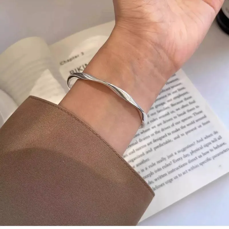 JINYICHENG 999 Fine Silver Sterling Silver Bracelets Women's-3