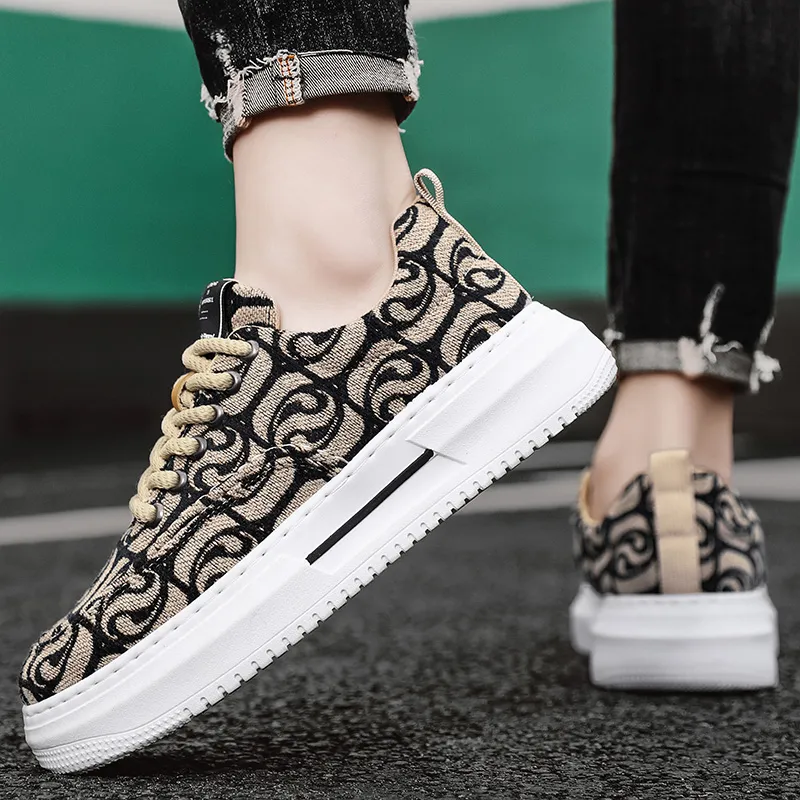 PROTECTCAMEL Anti Slip Wear Resistant Low Top Skateboard Shoes Men's-12