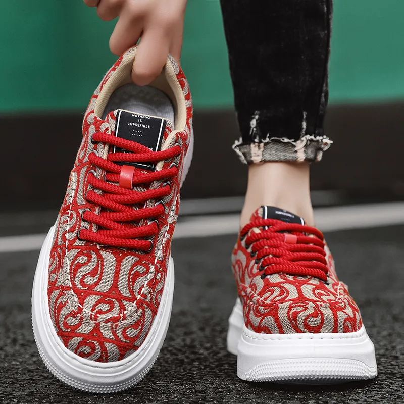 PROTECTCAMEL Anti Slip Wear Resistant Low Top Skateboard Shoes Men's-15